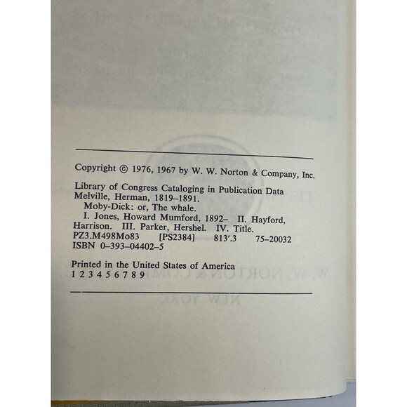 Moby-Dick Or, The Whale by Herman Melville/Warren Chappell Illus(1976,Hardcover) - Picture 9 of 10